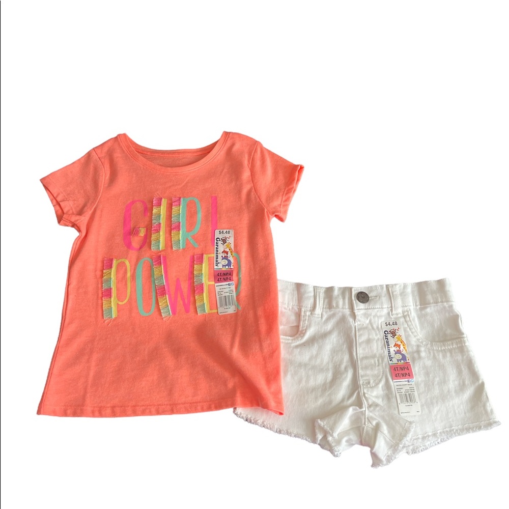 Toddler girl summer set 4T
